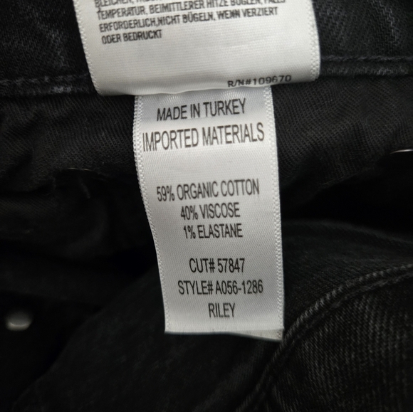 Agolde Women's Black Boot Cut Jeans -Size 29 - Picture 4 of 11